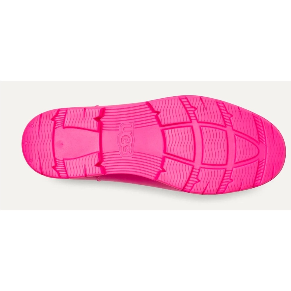 Women's Pink Ankle Rain Boots - Picture 5 of 6